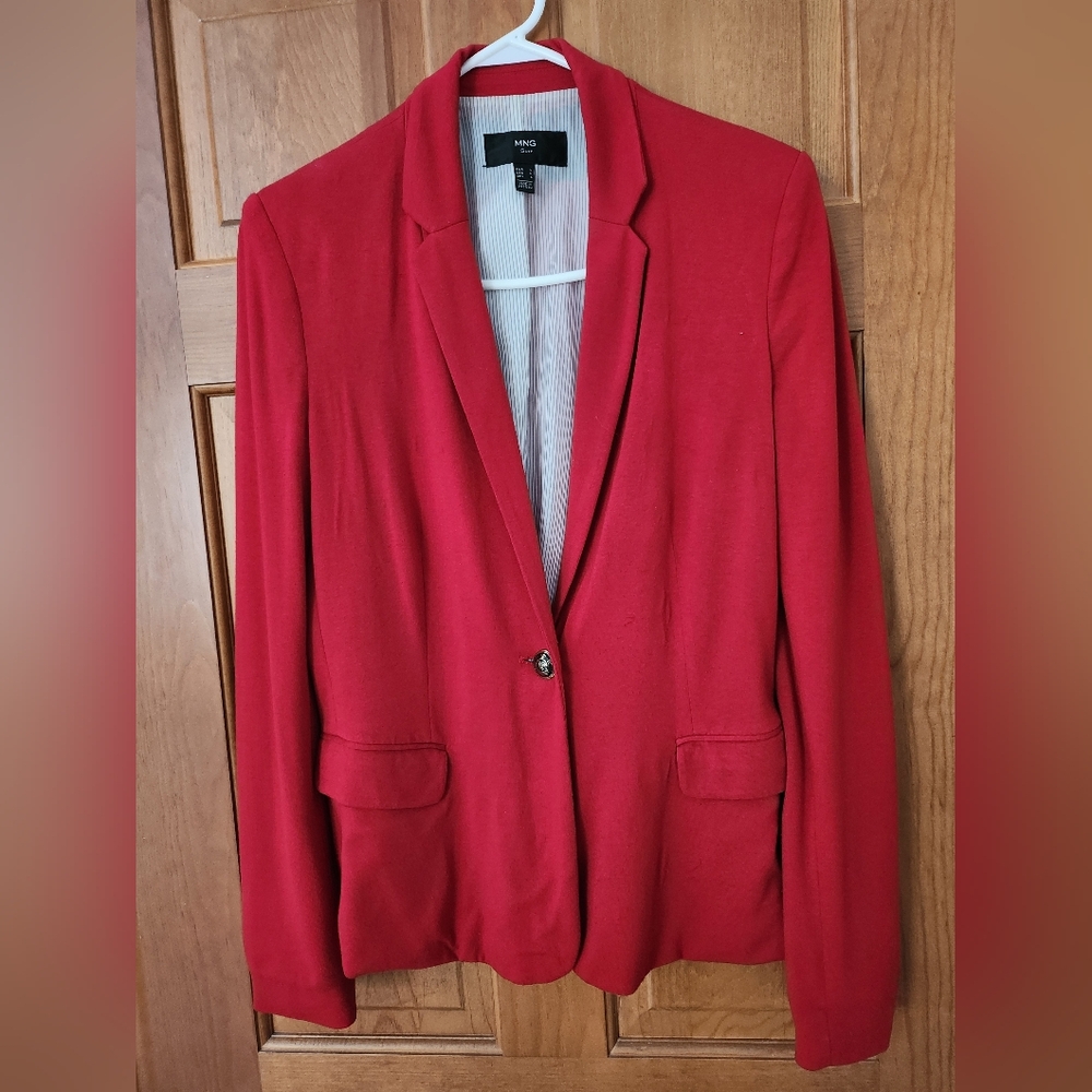 Women's Red Blazer, Size M